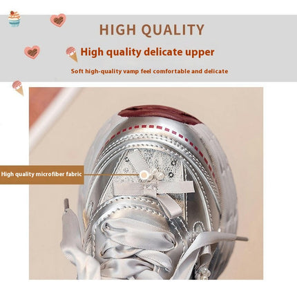 Girls Running Tennis Sneakers Casual Lightweight Fashion Bow Sneakers
