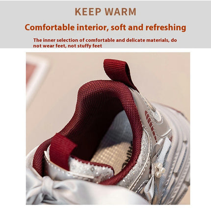 Girls Running Tennis Sneakers Casual Lightweight Fashion Bow Sneakers
