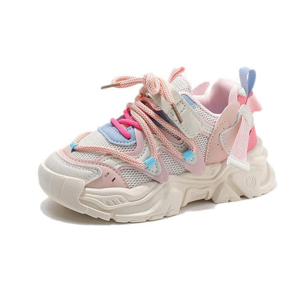 Girls Mesh Sneakers for Kids Non Slip Tennis Fashion Sneakers