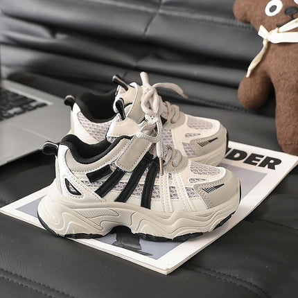 Girls Mesh Breathable Sneakers Kids Adjustable Non Slip Sneakers