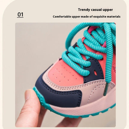 Girls Comfortable Sneakers Lightweight Soft Low Top Sneakers