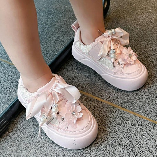 Toddler Girls Sparkle Flashing Sneakers Non Slip Walking Shoes for Kids
