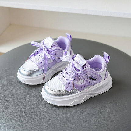 Kids Sneakers Boys Faux Leather Lightweight Tennis Athletic Running Sneakers