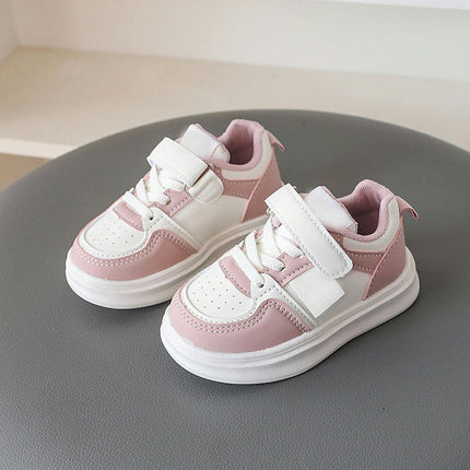 Children Walking Sneaker Fashion Girls Faux Leather Sneakers