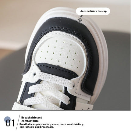 Children Walking Sneaker Fashion Girls Faux Leather Sneakers