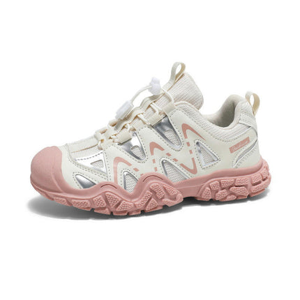 Boys Kids Running Shoes Sports Faux Leather Non Slip Sneakers