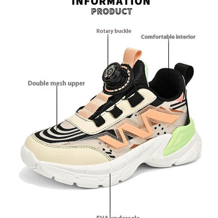Kids Boys Sneakers Lightweight Athletic Casual Running Sneakers