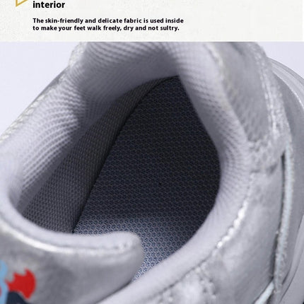 Little Boys Sneakers Kids Soft Faux Leather Running Athletic Sport