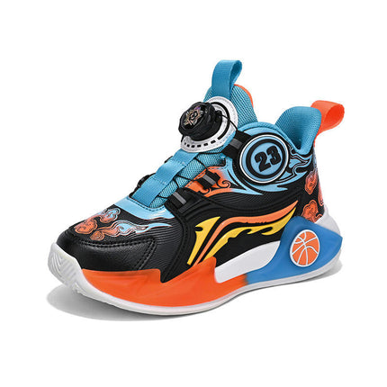 Boys Kids Basketball Sneakers Trainers Comfort High Top Sneakers