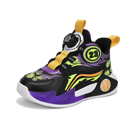 Boys Kids Basketball Sneakers Trainers Comfort High Top Sneakers