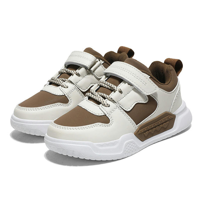 Kids Running Lightweight Casual Faux Leather Sneakers for Boys