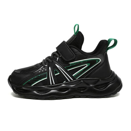 Boys Lightweight Faux Leather Running Tennis Athletic Kids Sneakers