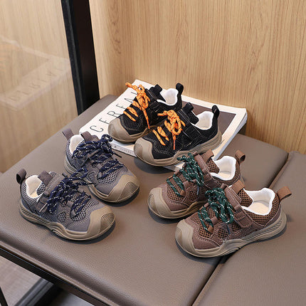 Boys Sports Shoes Lightweight Non Slip Athletic Fashion Sneakers