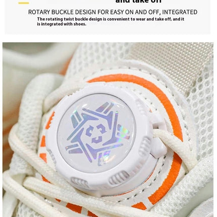 Kids Boys Breathable Walking Faux Leather Lightweight Sneakers