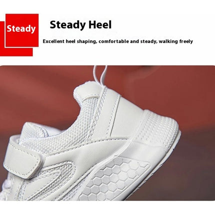 Boy Running Primary School Students Faux Leather Casual Sneakers