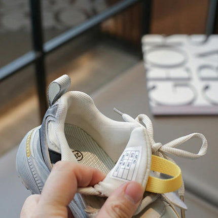 Boy Running Tennis Sneakers Breathable Faux Leather Sneakers
