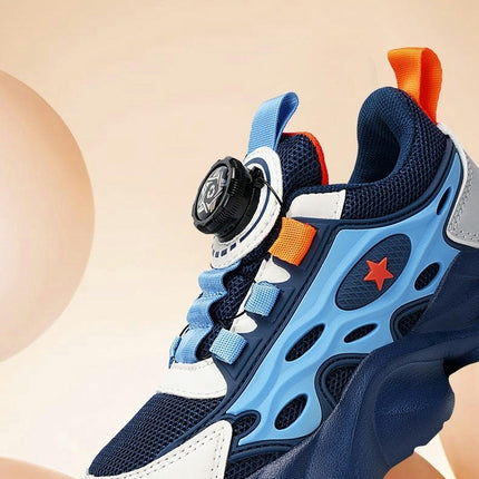 Kids Lightweight Running Sneakers Boy Fashion Outdoor Sneakers