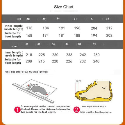 Kids Lightweight Running Sneakers Boy Fashion Outdoor Sneakers