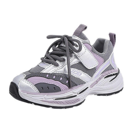 Kids Faux Leather Sneakers Little Boys Running Outdoor Sneaker
