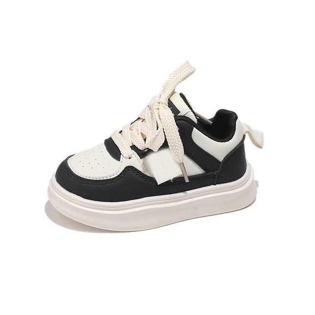 Children Boy Casual Fashion Chunky Outdoor Faux Leather Sneakers