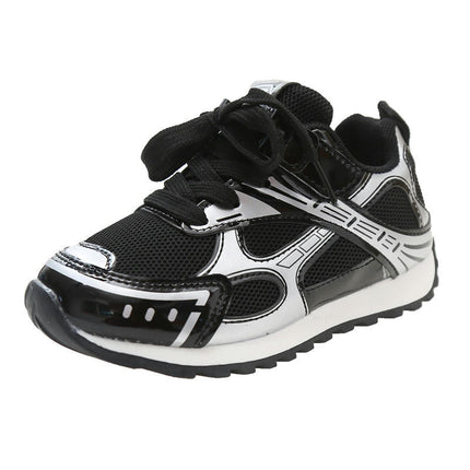 Boys Tennis Sneakers for Kids Faux Leather Athletic Running Sneakers