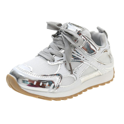Boys Tennis Sneakers for Kids Faux Leather Athletic Running Sneakers