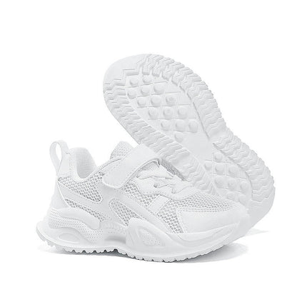 Athletic Running Shoes for Boys Lightweight Faux Leather Sneakers