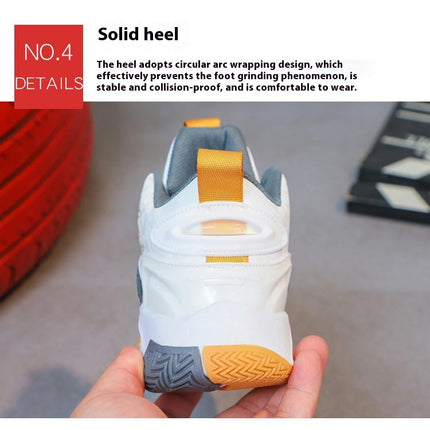 Children Basketball Sneakers Boys High Top Non Slip Sport Shoes
