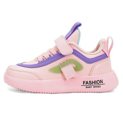 Boys Tennis Sneakers Casual Kids Athletic Faux Leather Sneakers