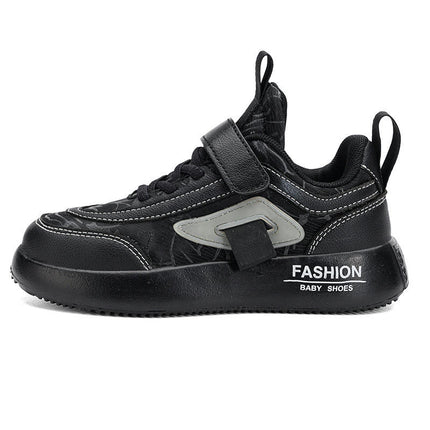 Boys Tennis Sneakers Casual Kids Athletic Faux Leather Sneakers