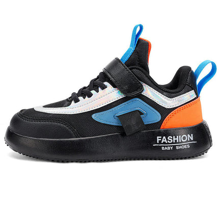 Boys Tennis Sneakers Casual Kids Athletic Faux Leather Sneakers