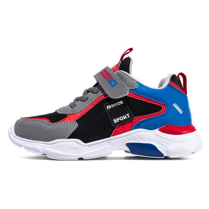 Boys Kids Faux Leather Tennis Running Athletic School Sneakers