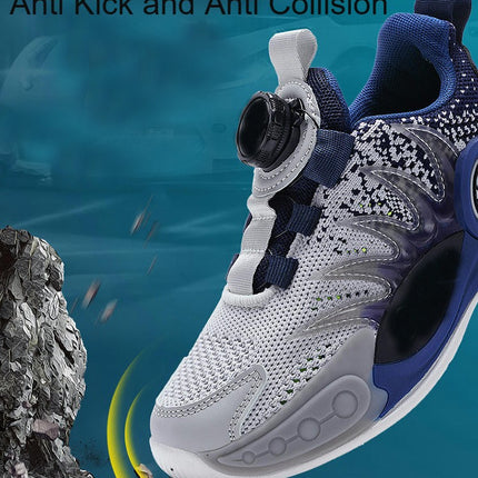 Boys Shoes Kids Running Athletic Protective Faux Leather Sneakers