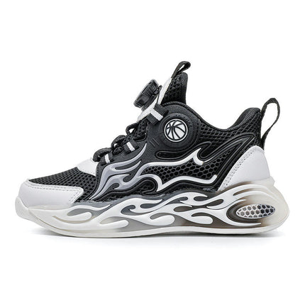 Boys Sneakers Basketball Lightweight Kids Faux Leather Sneakers