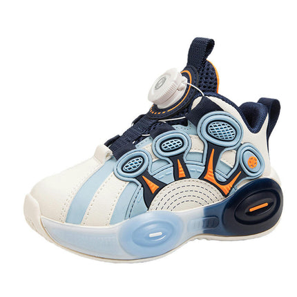 Boys Sneakers Kids Faux Leather Breathable Lightweight Sneakers