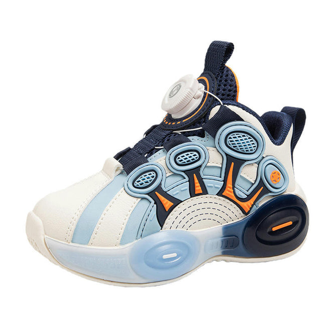 Boys Sneakers Kids Faux Leather Breathable Lightweight Sneakers