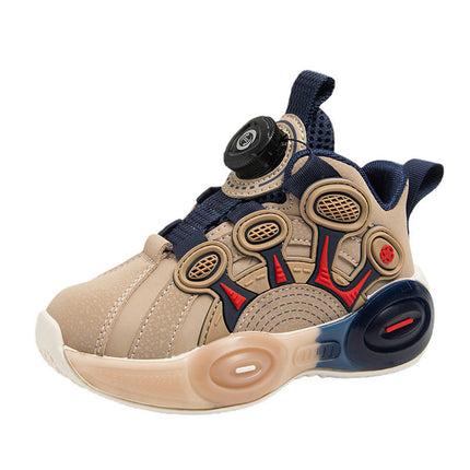 Boys Sneakers Kids Faux Leather Breathable Lightweight Sneakers