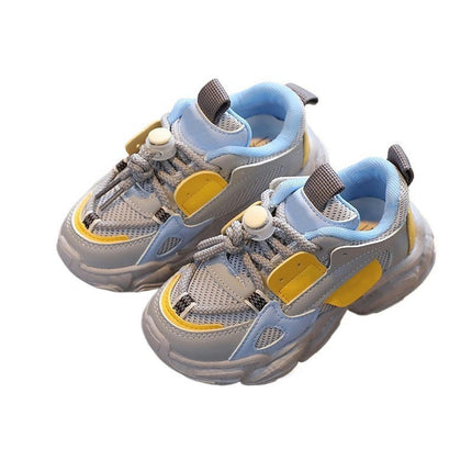 Kids Running Shoes Little Boys Wide Toe Comfortable Sneakers