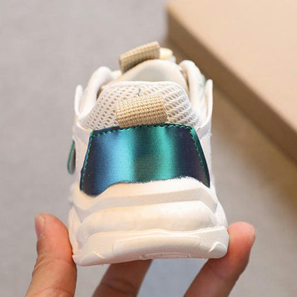 Kids Running Shoes Little Boys Wide Toe Comfortable Sneakers