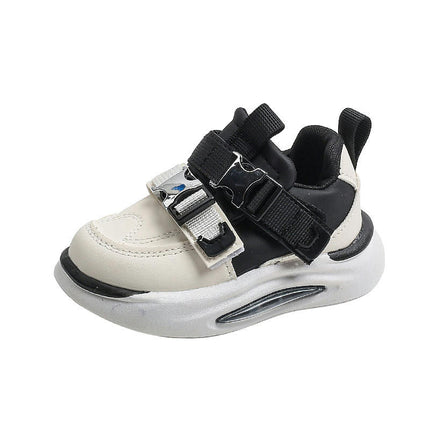Child Boys Antiskid Tennis Sneakers Outdoor Faux Leather Sneakers