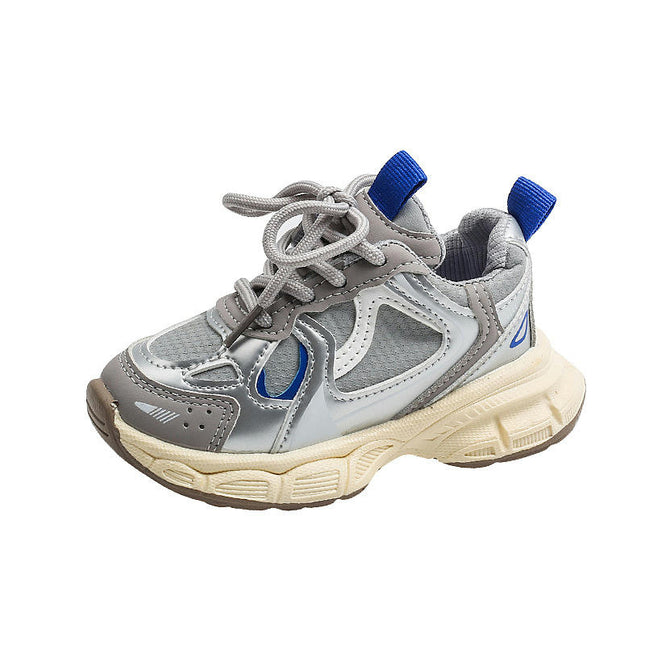 Toddler Sports Shoes Little Kid Boys Running Faux Leather Sneakers