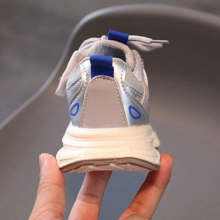 Toddler Sports Shoes Little Kid Boys Running Faux Leather Sneakers