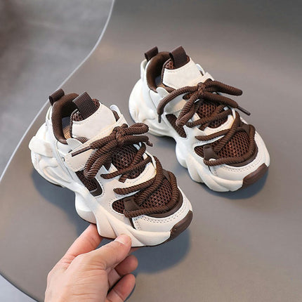Kids Running Sneakers Girls Breathable Athletic Lightweight Sneakers