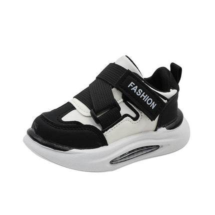Kids Boys Running Primary School Students Faux Leather Sneakers