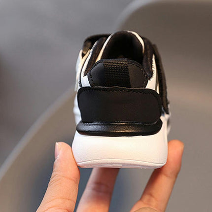 Kids Boys Running Primary School Students Faux Leather Sneakers