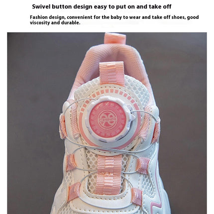Kids Running Sport Shoes Boys Light Breathable Comfy Sneakers
