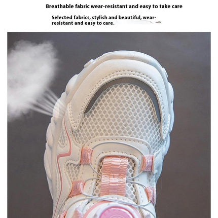 Kids Running Sport Shoes Boys Light Breathable Comfy Sneakers