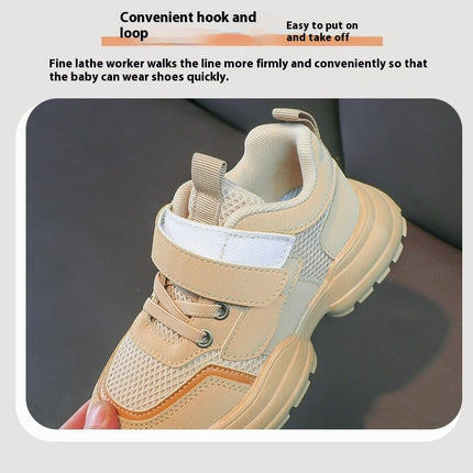 Toddler Boys Sneaker Kids Faux Leather Breathable Sport Shoes