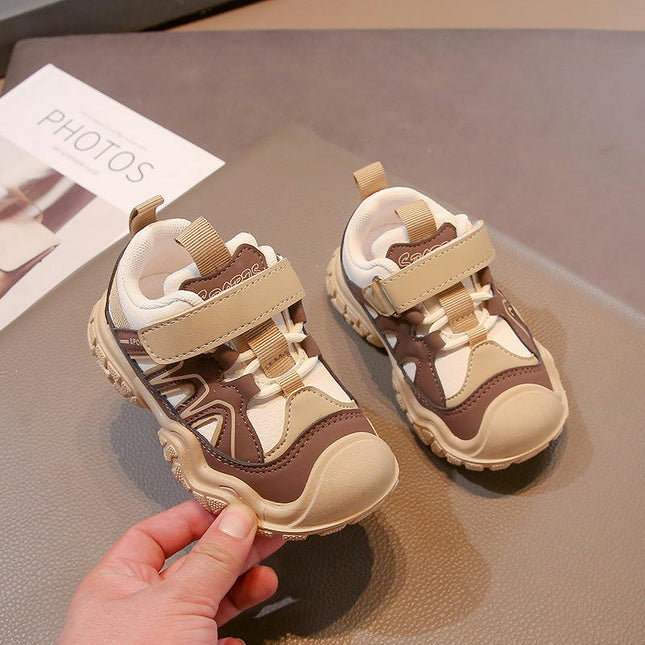 Boys Kids Running Tennis Sneakers Faux Leather Athletic Sneakers