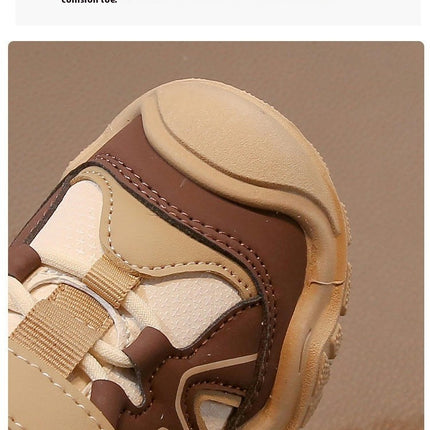 Boys Kids Running Tennis Sneakers Faux Leather Athletic Sneakers